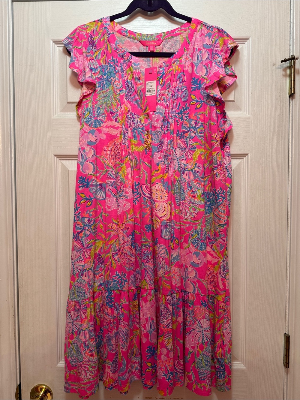 Lilly Pulitzer Pink Multi Floral Tunic